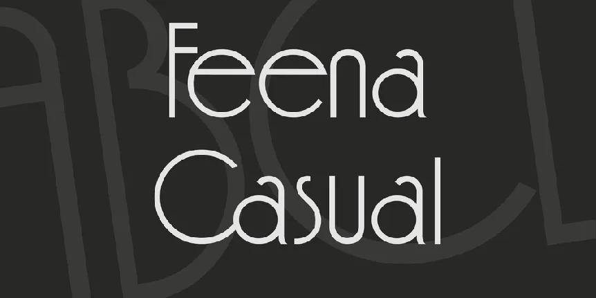 Feena Casual font