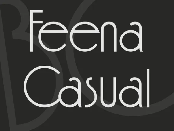 Feena Casual font