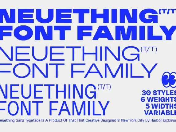 Neuething Family font