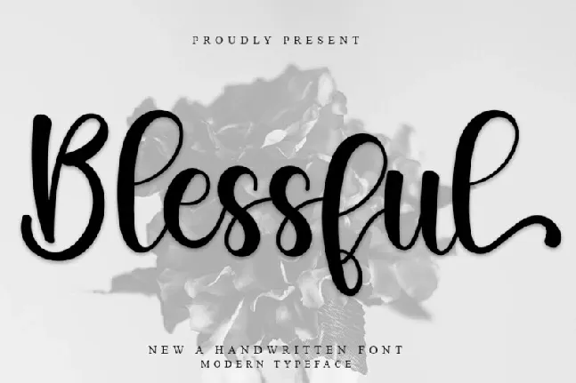 Blessful font