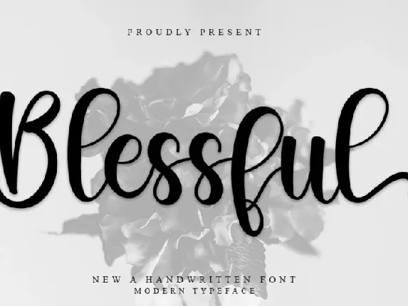 Blessful font