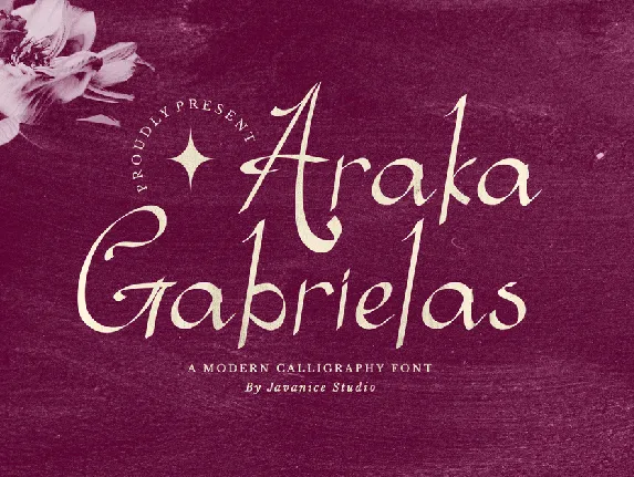 Araka Gabrielas font