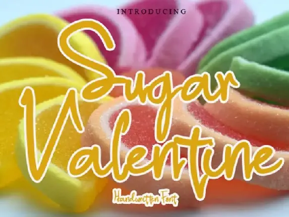 Sugar Valentine Handwritten font