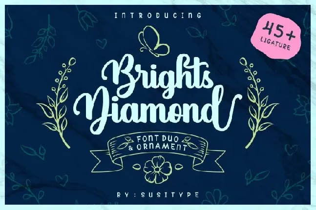 Brights Diamond Script font