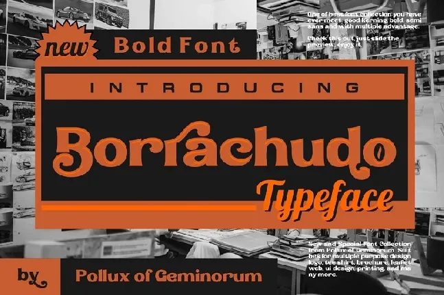 Borrachudo font