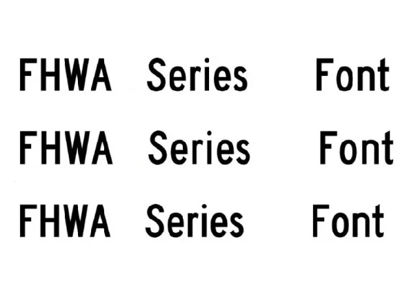 FHWA Series Family font