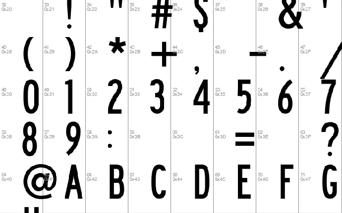 FHWA Series Family font