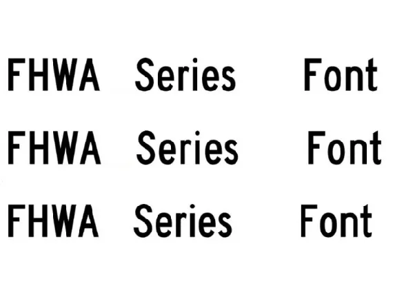 FHWA Series Family font