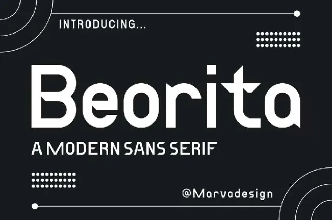 Beorita font