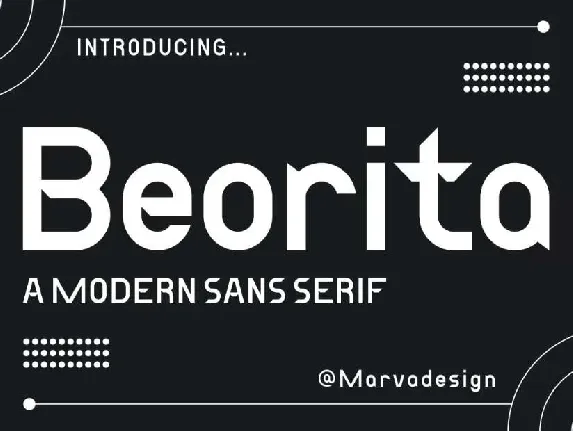 Beorita font