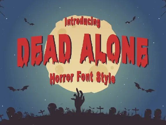 Dead Alone Free Trial font