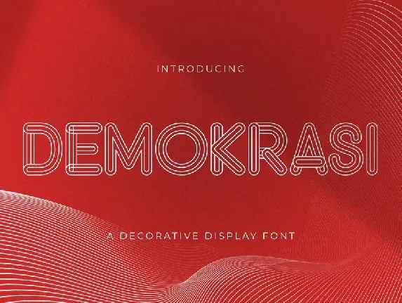 DEMOKRASI font