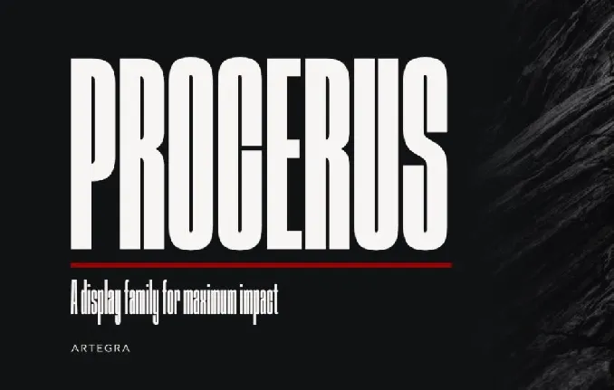 Procerus Family font