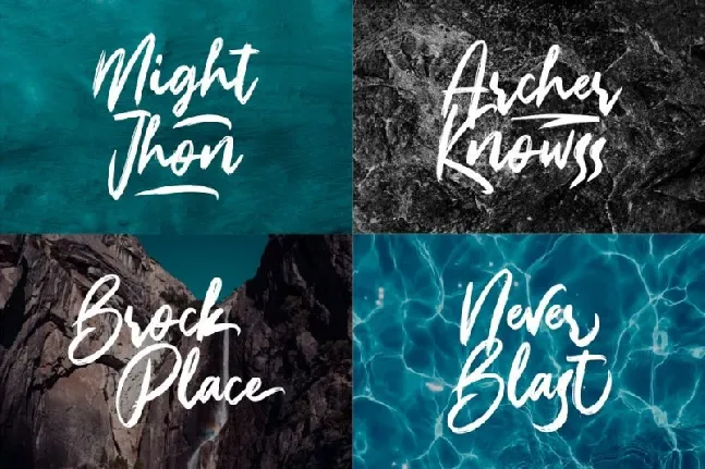 Bassheads Brush font