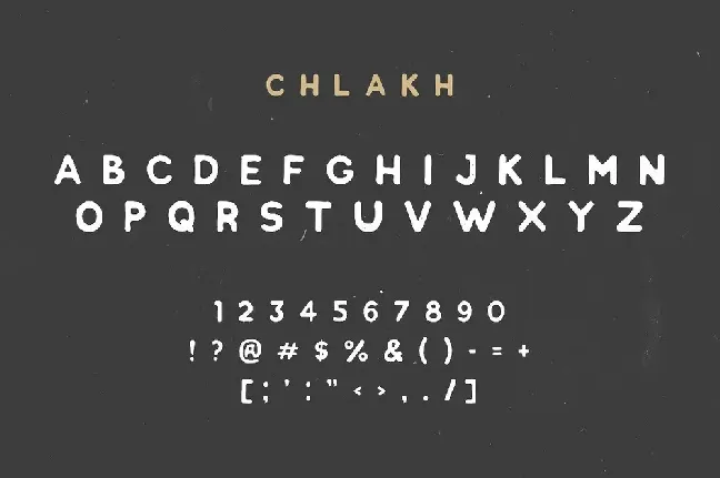 Chlakh Typeface font