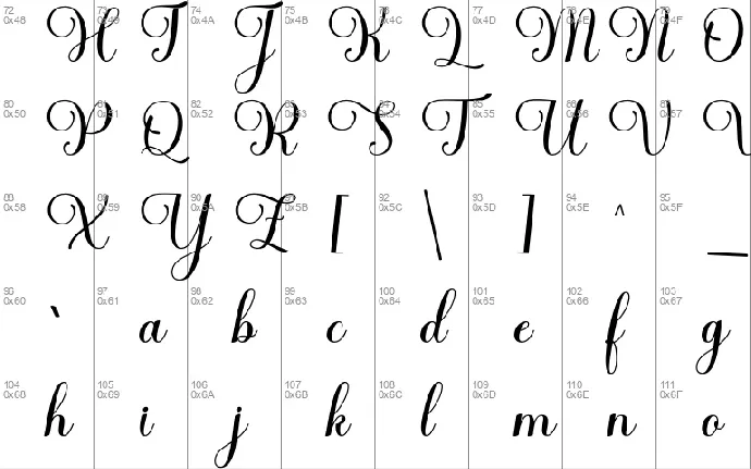 Haileyna font