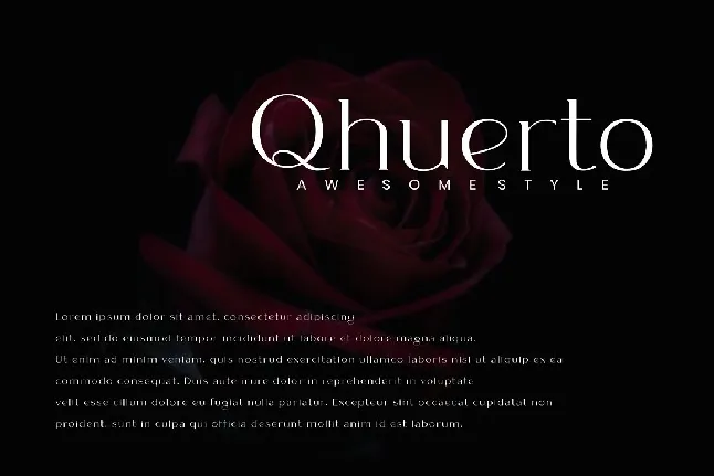 Qhuerto font