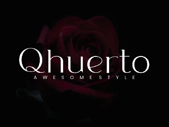 Qhuerto font