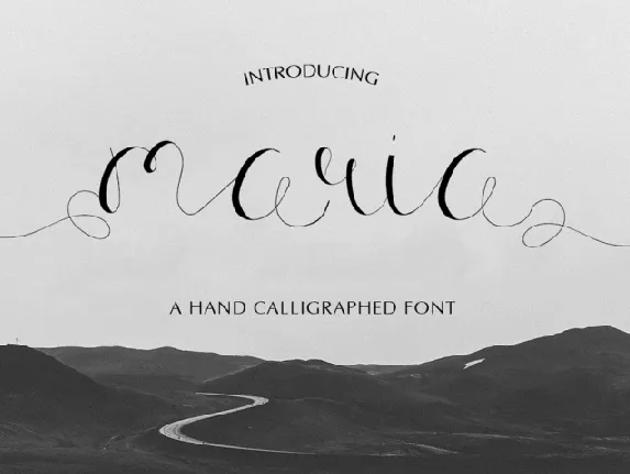 Maria Calligraphy Free font