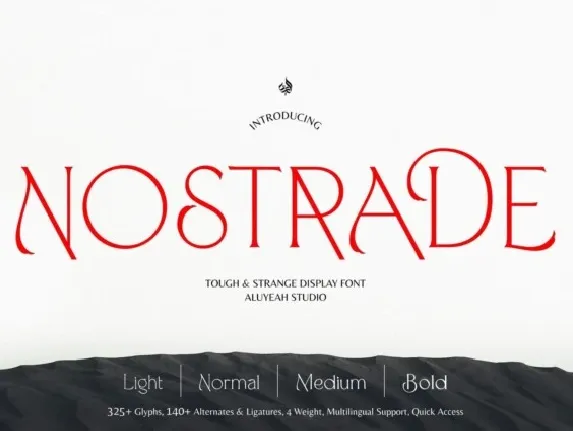 Nostrade font