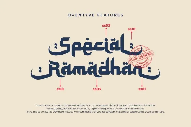 Special Ramadhan font