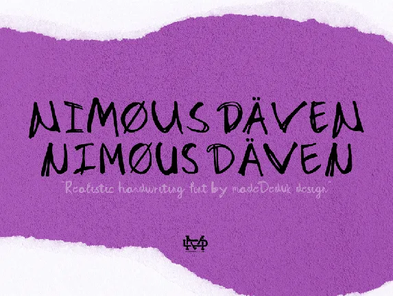 Nimous Daven Demo font