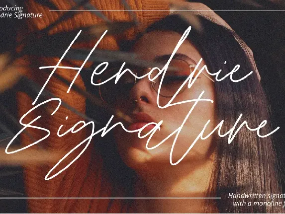 Hendrie Signature font