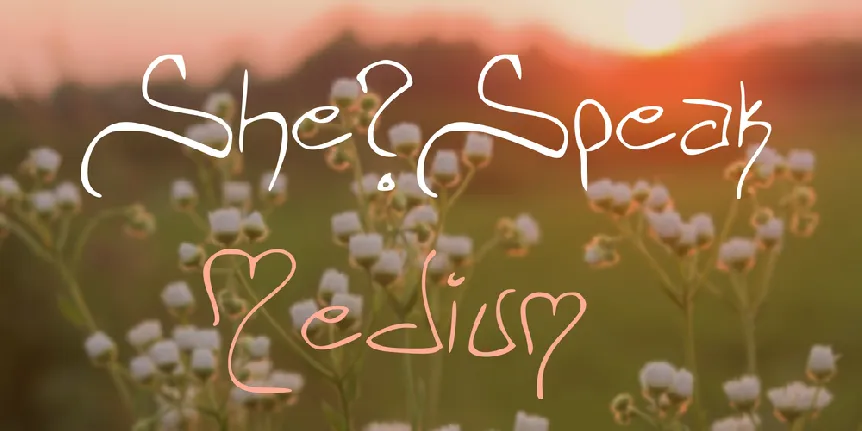 She_Speak font