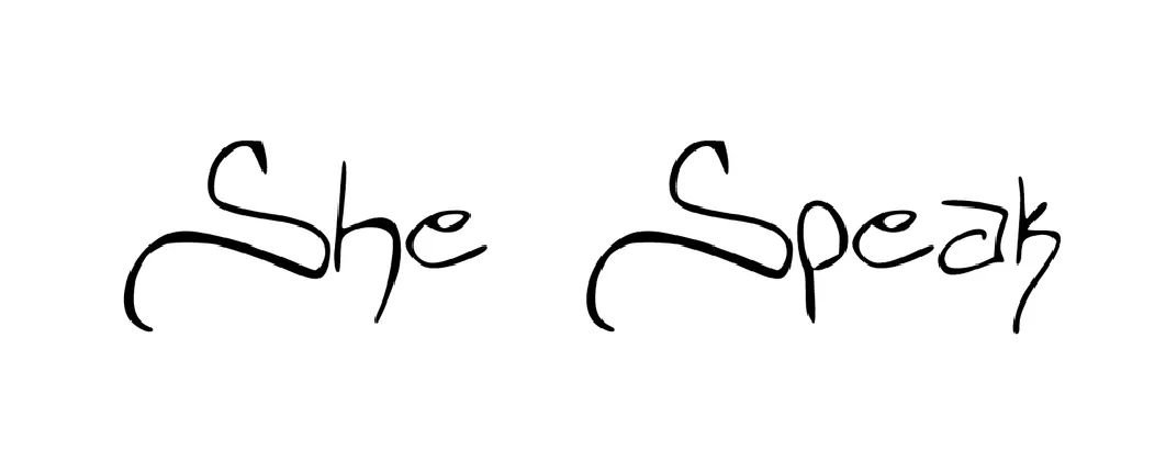 She_Speak font