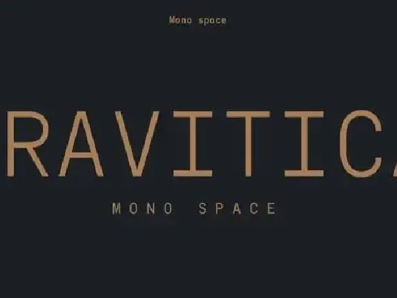 Gravitica Mono Sans Serif font