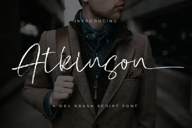 Atkinson Brush font