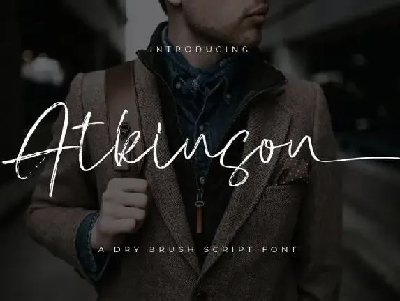 Atkinson Brush font