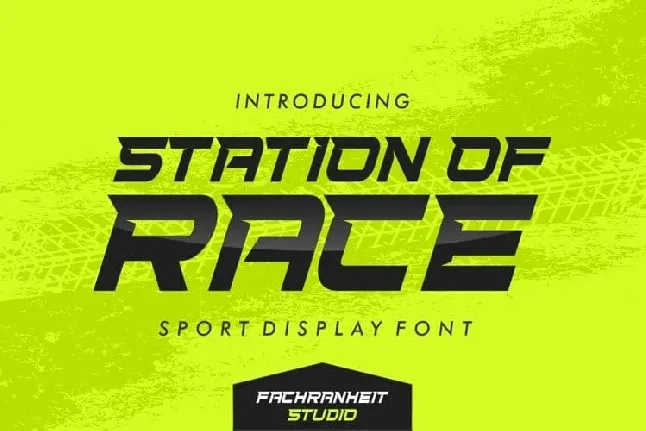 Station Of Race Display font