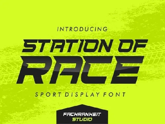 Station Of Race Display font