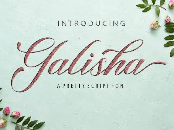 Galisha Script font