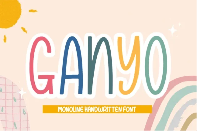 Ganyo Display font