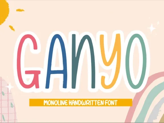 Ganyo Display font