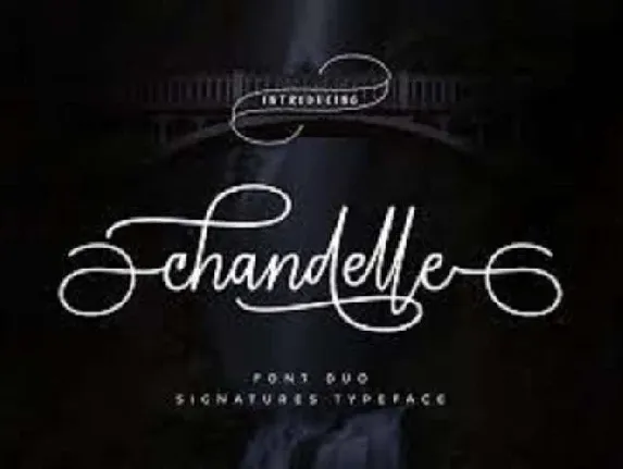 Chandelle Signature Free font