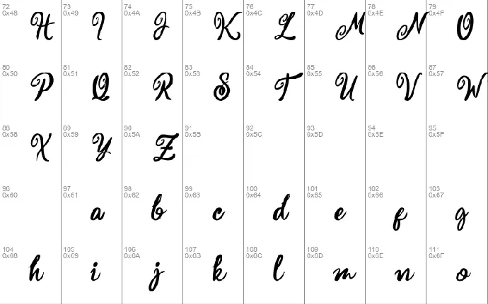 Andreas Han font