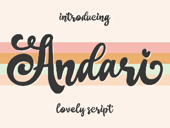 Andari font