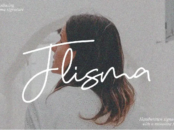 Flisma Signature font