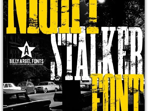 NIGHT STALKER font