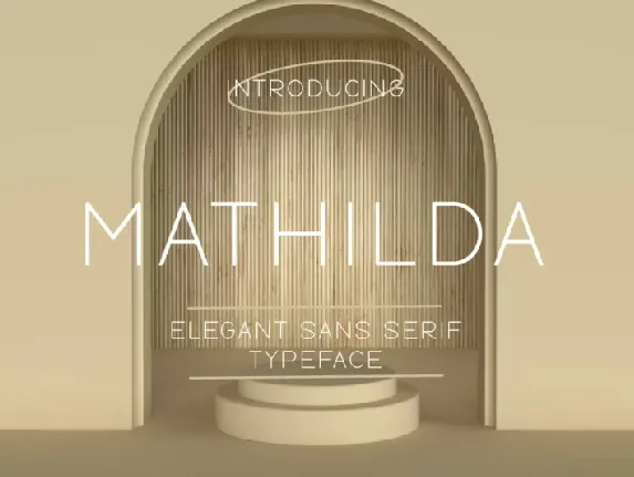 Mathilda font