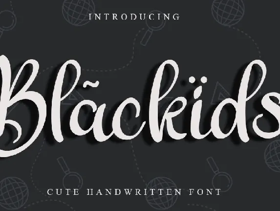 Blackids font