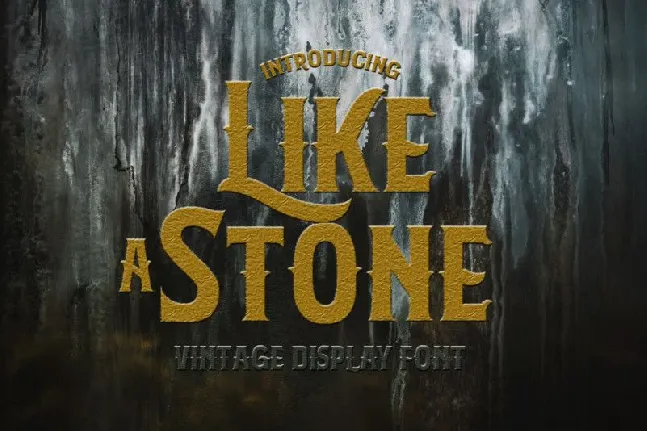 LikeAStone Vintage font