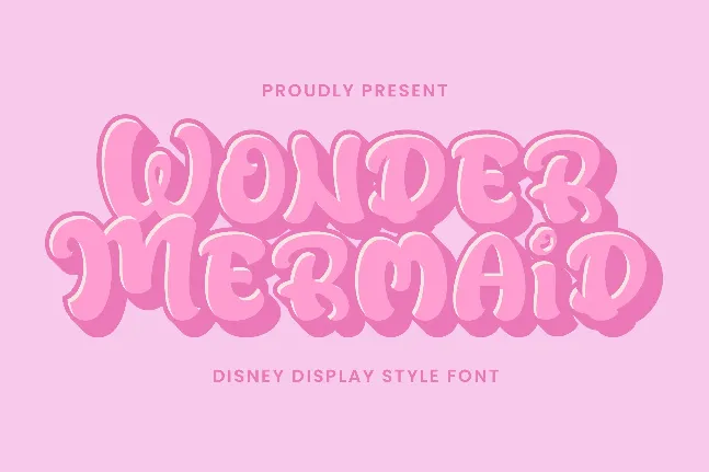 Wonder Mermaid font