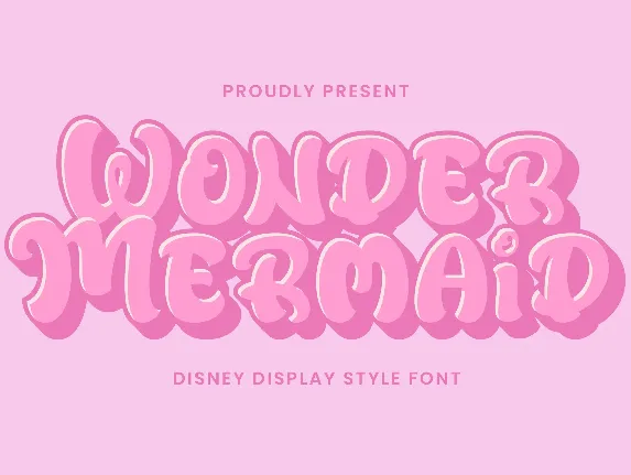 Wonder Mermaid font