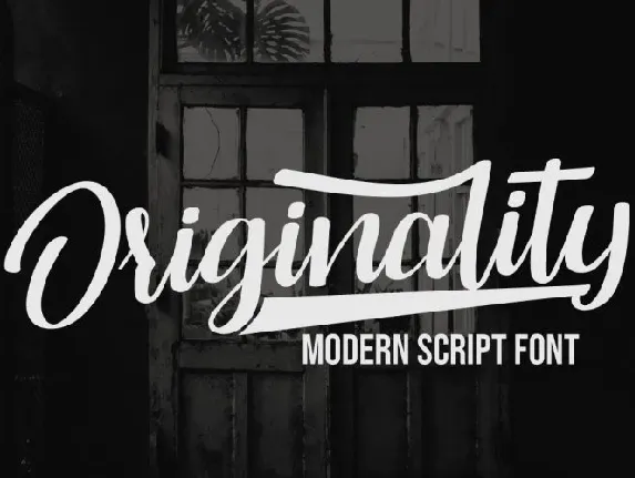 Originality Script font