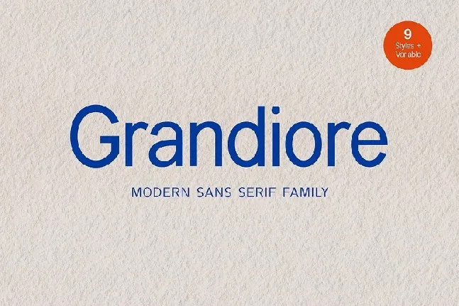 Grandiore font