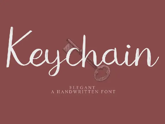 Keychain font